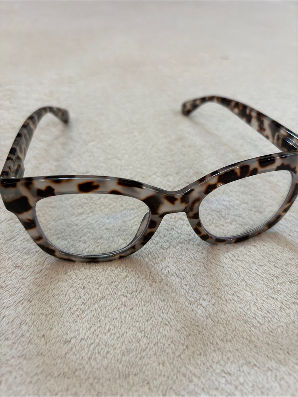 J. Crew Tortoiseshell Cat-Eye Blue Light Glasses OS - Picture 3 of 8